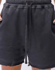 【thom/krom】 LIGHT SWEAT SIDE-CUT SHORTS WST432_BLACK