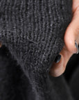 【RUNDHOLZ】 OVERSIZED GRUNGE SILK KNIT_BLACK