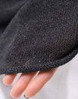 【RUNDHOLZ】 UNISEX OVER SIZED PAPER COTTON TOP _BLACK