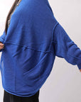 【RUNDHOLZ】 UNISEX OVER SIZED PAPER COTTON TOP _ELECTRIC CLOUD