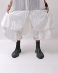 【RUNDHOLZ】 COTTON CHIFFON SHIRT DRESS _SEAFOAM FOG