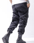 【Andrea Ya'aqov】 UNISEX DENIM CARGO PANTS DEN60_BLACK