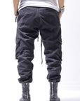 【Andrea Ya'aqov】 UNISEX DENIM CARGO PANTS DEN60_BLACK