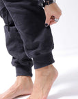 【Andrea Ya'aqov】 UNISEX DENIM CARGO PANTS DEN60_BLACK