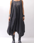 【RUNDHOLZ】 BALLOON OPEN SHIRT DRESS _BLACK