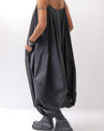 【RUNDHOLZ】 BALLOON OPEN SHIRT DRESS _BLACK