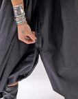 【RUNDHOLZ】 BALLOON OPEN SHIRT DRESS _BLACK