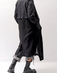 【studio b3】 2WAY LIGHT CARDIGAN COAT MPB1872_BLACK