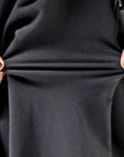 【bajra】 UNISEX 2WAY SWEAT ZIP-UP CARDIGAN 160QK03_BLACK