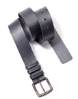 【RUNDHOLZ】 COW-HIDE LEATHER BELT _BLACK