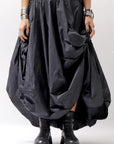 【PLÜ】 MULTIWAY SHAPE MEMORY SKIRT DRESS 4045_BLACK