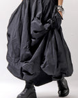 【PLÜ】 MULTIWAY SHAPE MEMORY SKIRT DRESS 4045_BLACK