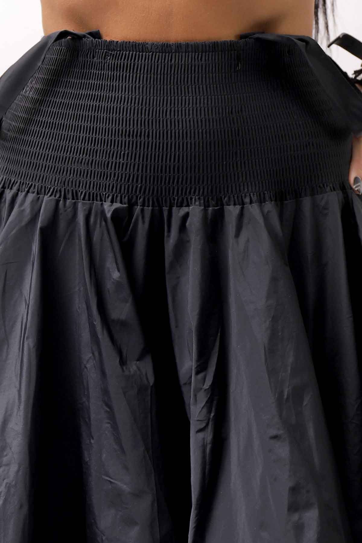 【PLÜ】 MULTIWAY SHAPE MEMORY SKIRT DRESS 4045_BLACK