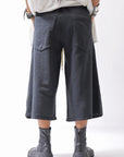 【NOSTRASANTISSIMA】SWEAT COTTON WIDE EASY PANTS FP141_BLACK