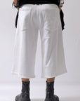 【NOSTRASANTISSIMA】SWEAT COTTON WIDE EASY PANTS FP141_WHITE