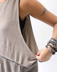 【studio b3】 MULTIWAY TOP&SLEEVELESS TOP SET NB2156_SAND OLD DYE