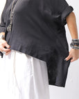 【studio b3】 MULTIWAY TOP&SLEEVELESS TOP SET NB2156_BLACK