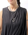 【sanctamuerte】 COTTON SLEEVE-LESS LONG TOP 325/MM_BLACK