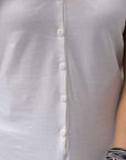 【studio b3】 FRONT BUTTON COTTON TANK TOP NB2059_WHITE