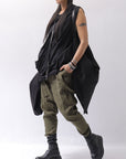 【bajra】 UNISEX FRONT FLAP STRETCH PANTS 148QP02_KHAKI