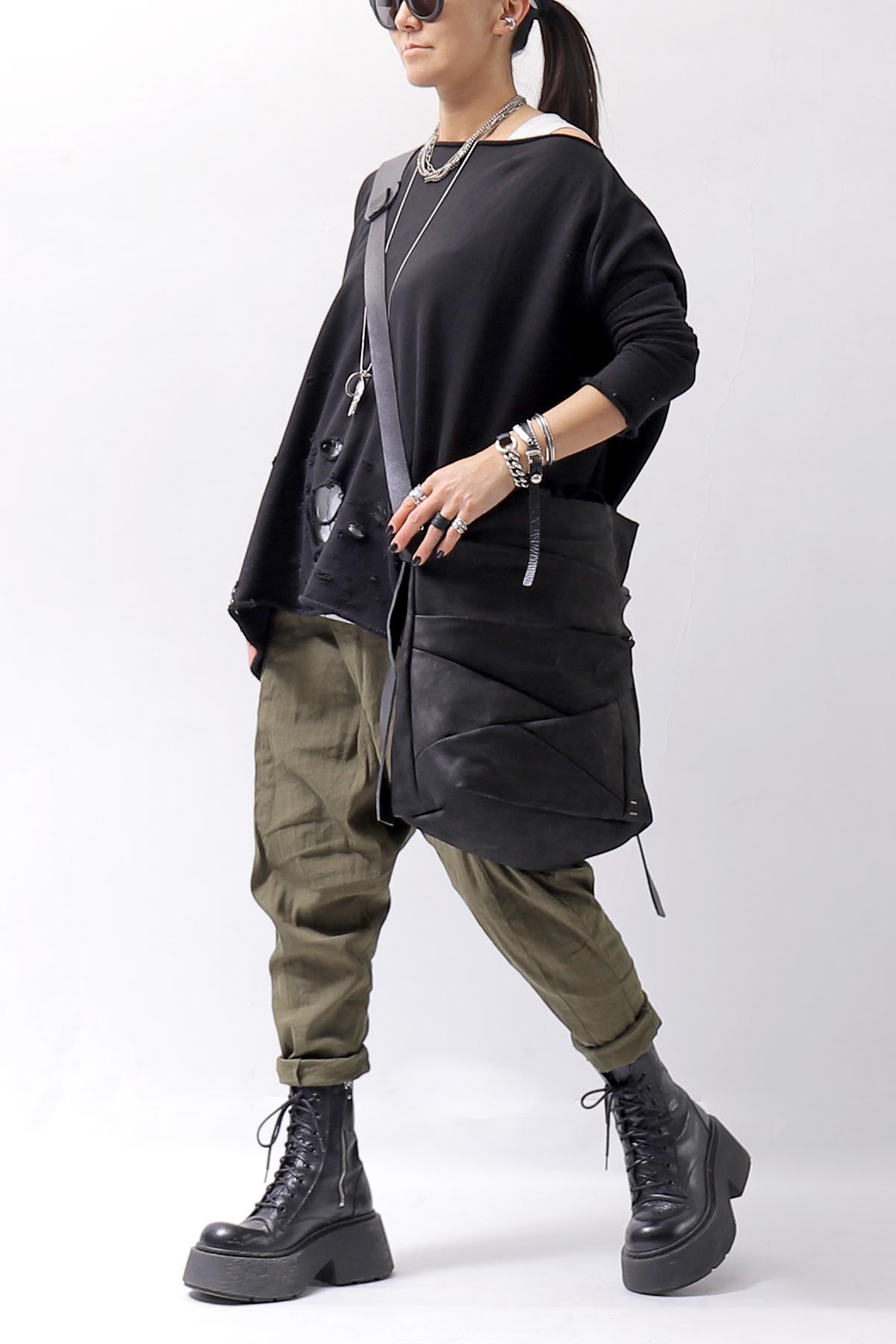 【VIC MATIE】 PLATFORM LACE-UP BOOTS 7700D