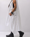 【RUNDHOLZ】MULTIWAY COTTON DRESS _SEAFOAM FOG