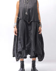 【RUNDHOLZ】MULTIWAY COTTON DRESS _BLACK GLOSS