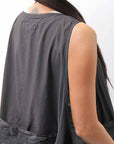 【RUNDHOLZ】MULTIWAY COTTON DRESS _BLACK GLOSS