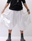 【RUNDHOLZ】 UNISEX BACK FLAP BALOON SARROUEL PANTS _SEAFOAM FOG