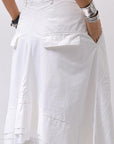 【RUNDHOLZ】 UNISEX BACK FLAP BALOON SARROUEL PANTS _SEAFOAM FOG