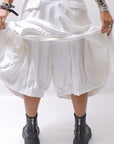 【RUNDHOLZ】 UNISEX BACK FLAP BALOON SARROUEL PANTS _SEAFOAM FOG