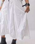 【RUNDHOLZ】 UNISEX BACK FLAP BALOON SARROUEL PANTS _SEAFOAM FOG