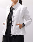 【RUNDHOLZ】 STRETCH DENIM SLM FIT JACKET _PAPER CHALK