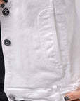 【RUNDHOLZ】 STRETCH DENIM SLM FIT JACKET _PAPER CHALK