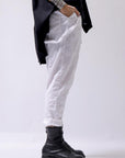 【bajra】 UNISEX FRONT FLAP STRETCH PANTS 148QP02_WHITE
