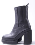 【PALOMA BARCELO】 SIDE GORE CHUNKY HEEL BOOTS_SELENE