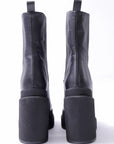 【PALOMA BARCELO】 SIDE GORE CHUNKY HEEL BOOTS_SELENE