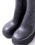 【PALOMA BARCELO】 SIDE GORE CHUNKY HEEL BOOTS_SELENE
