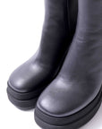 【PALOMA BARCELO】 SIDE GORE CHUNKY HEEL BOOTS_SELENE