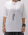 【thom/krom】 UNISEX COTTON MODAL RELAX FIT TEE _OFF WHITE