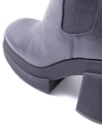 【PALOMA BARCELO】 SIDE GORE CHUNKY HEEL BOOTS_SELENE