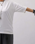 【thom/krom】 UNISEX COTTON MODAL RELAX FIT TEE _OFF WHITE