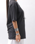 【thom/krom】 UNISEX COTTON MODAL RELAX FIT TEE _BLACK