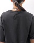 【thom/krom】 UNISEX COTTON MODAL RELAX FIT TEE _BLACK