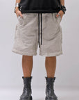 【thom/krom】 UNISEX STRETCH COTTON HALF PANTS MP33_VEGETAL STONE
