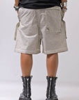 【thom/krom】 UNISEX STRETCH COTTON HALF PANTS MP33_VEGETAL STONE