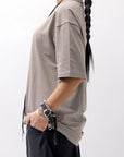 【thom/krom】 UNISEX COTTON MODAL RELAX FIT TEE MTS869_ROCK