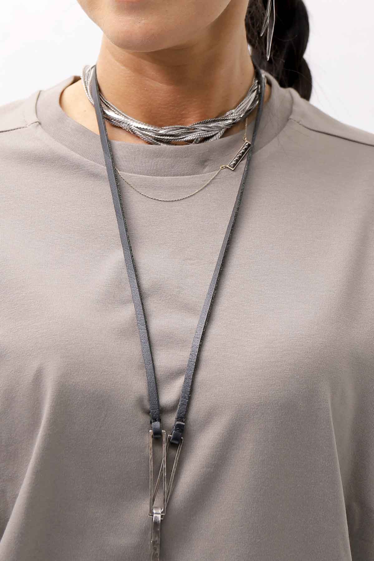 【thom/krom】 UNISEX COTTON MODAL RELAX FIT TEE MTS869_ROCK