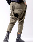 【bajra】 UNISEX FRONT FLAP STRETCH PANTS 148QP02_KHAKI