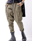 【bajra】 UNISEX FRONT FLAP STRETCH PANTS 148QP02_KHAKI
